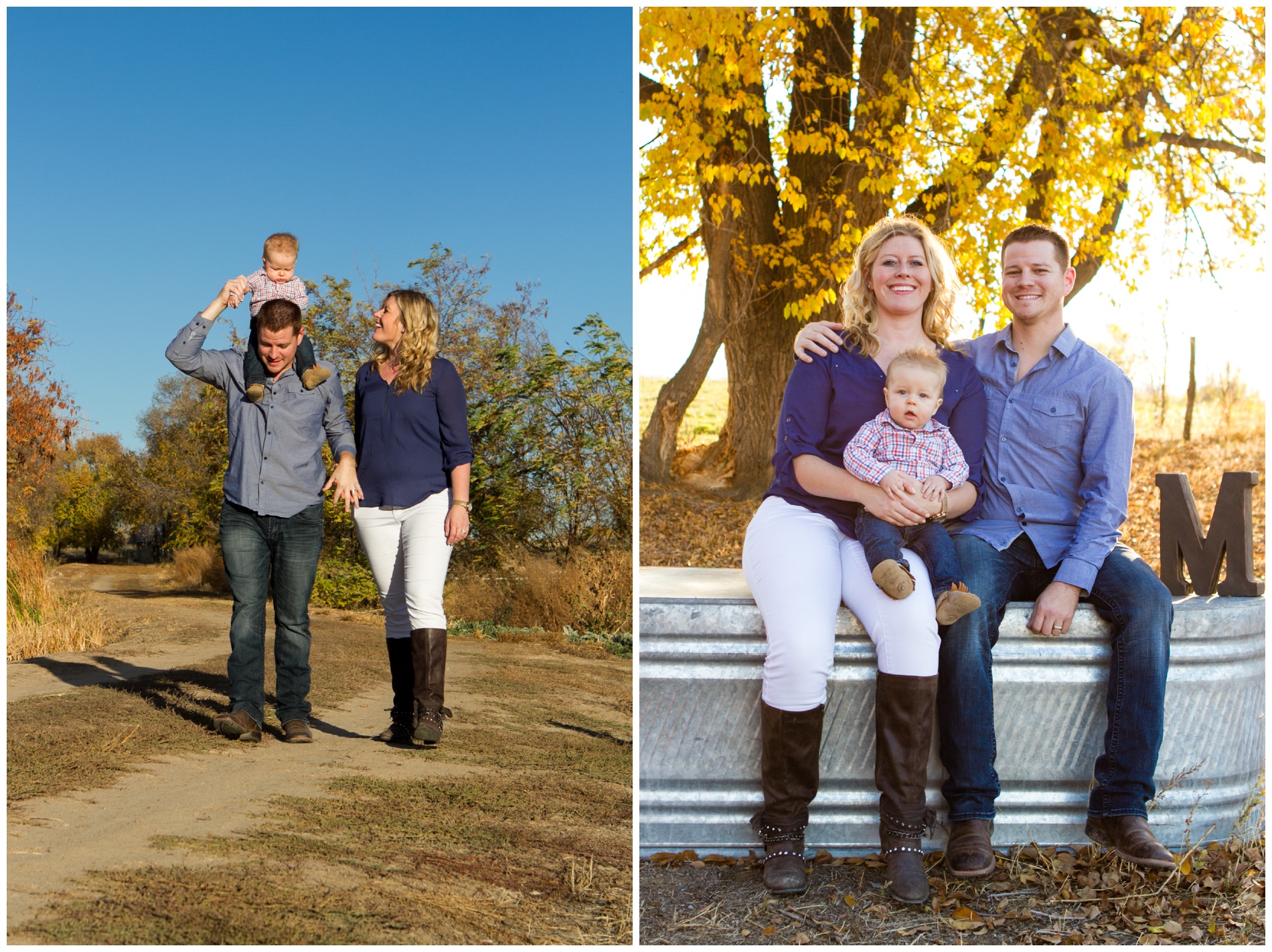 Fall family photos near Parma, Idaho