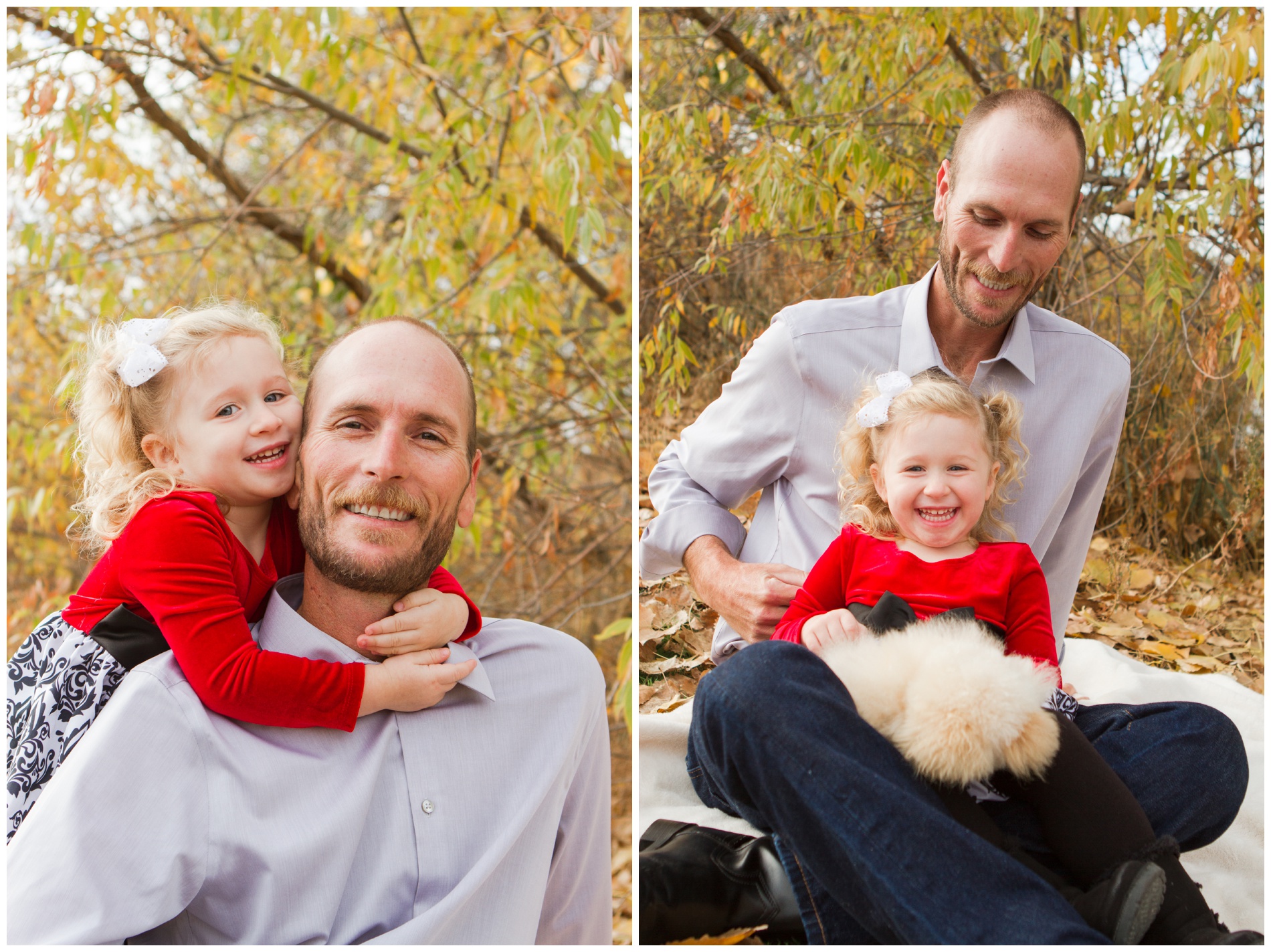 Family pictures at Beck-Kiwanis Park in Ontario