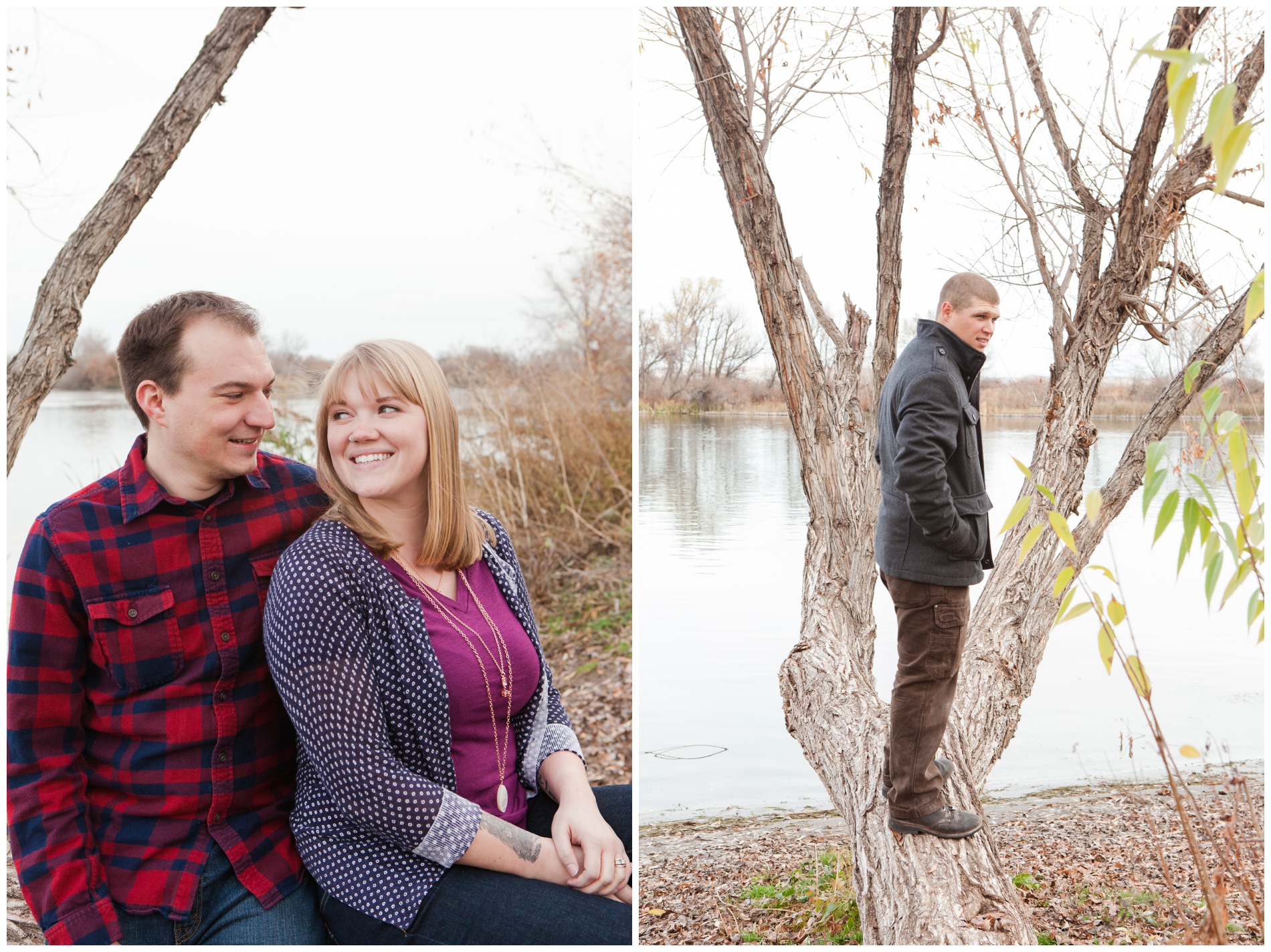 Fall family pictures at Ontario State Park