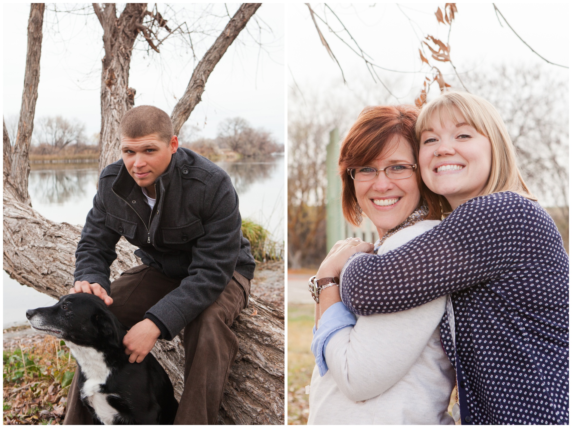 Fall family pictures at Ontario State Park