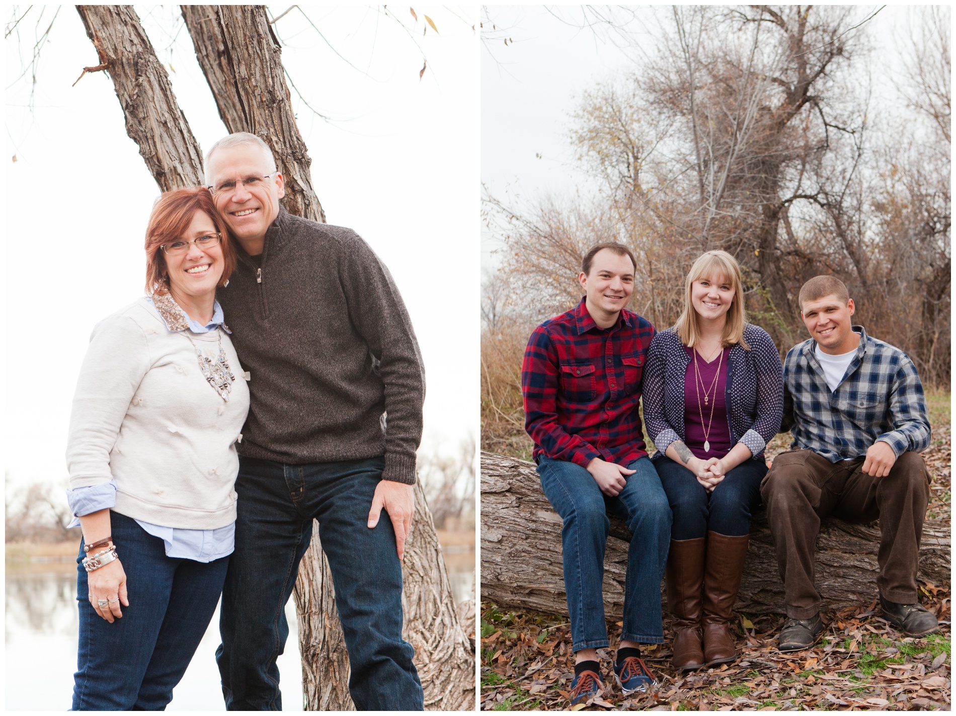 Fall family pictures at Ontario State Park