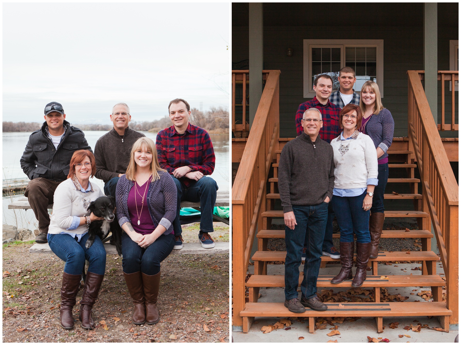 Fall family pictures at Ontario State Park