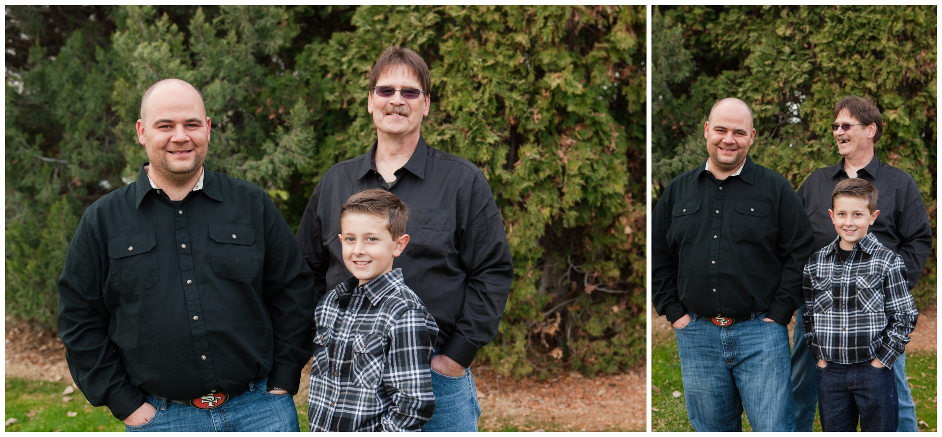 Fall family pictures at Beck-Kiwanis Park in Ontario