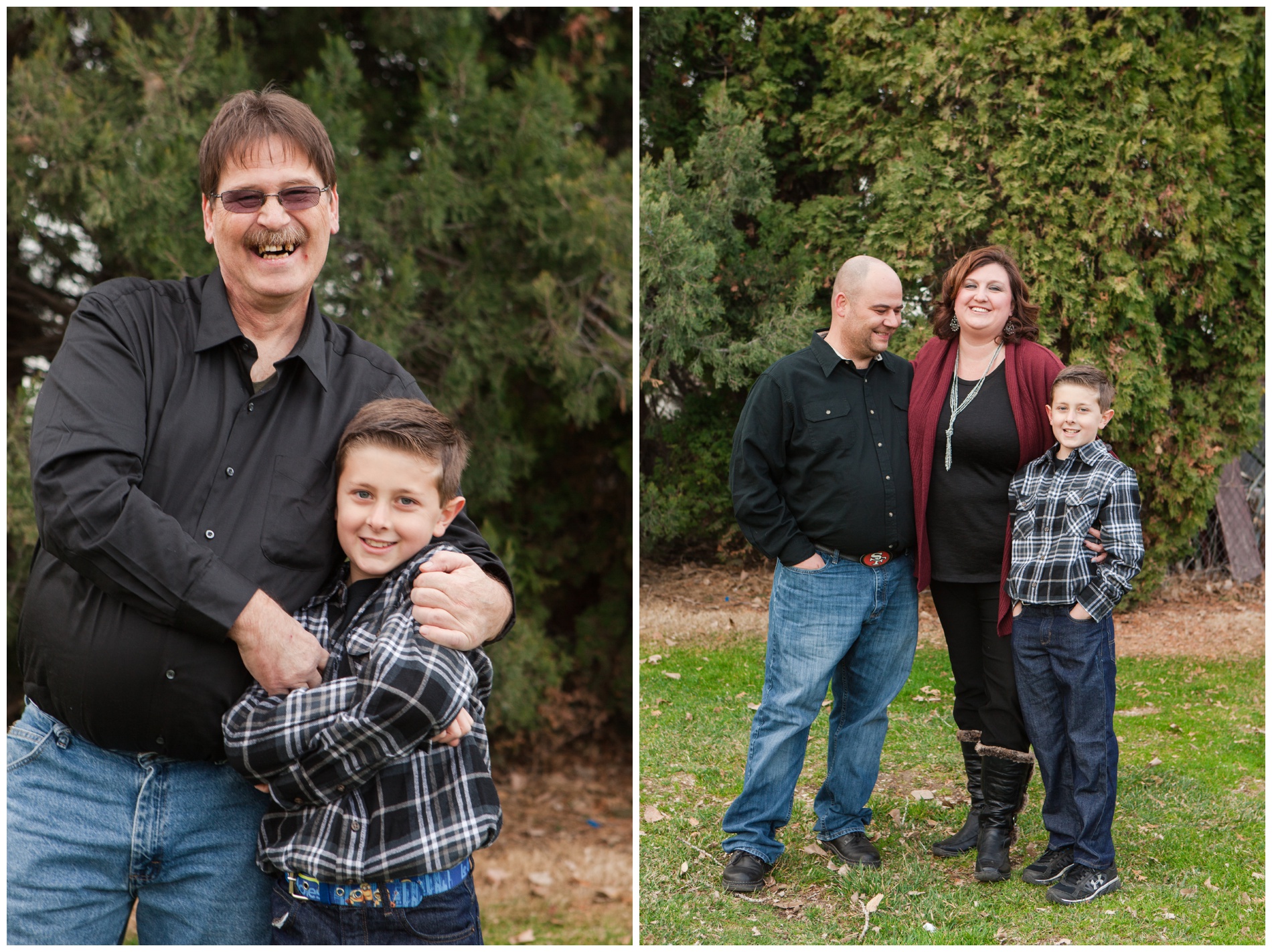 Fall family pictures at Beck-Kiwanis Park in Ontario