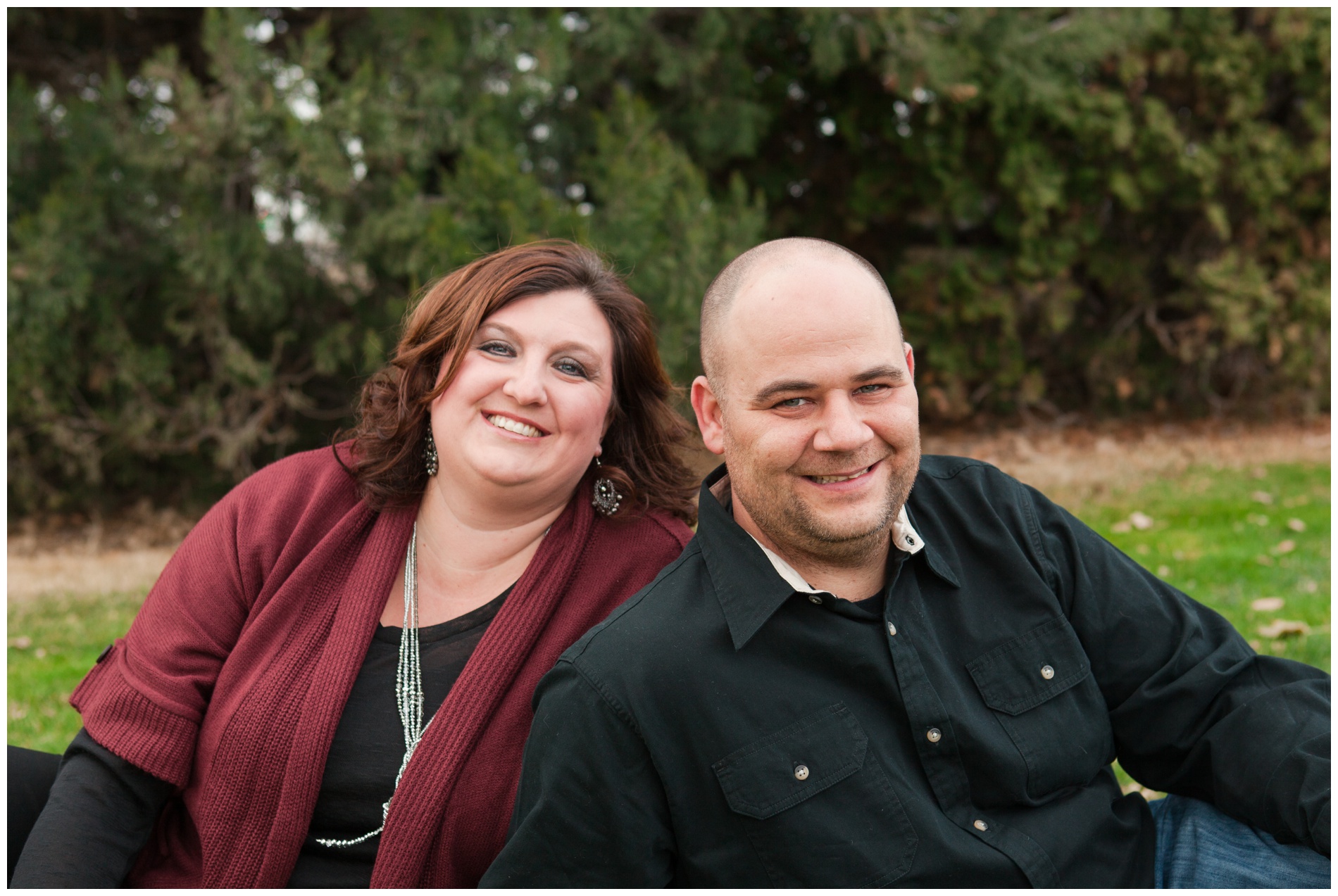 Fall family pictures at Beck-Kiwanis Park in Ontario