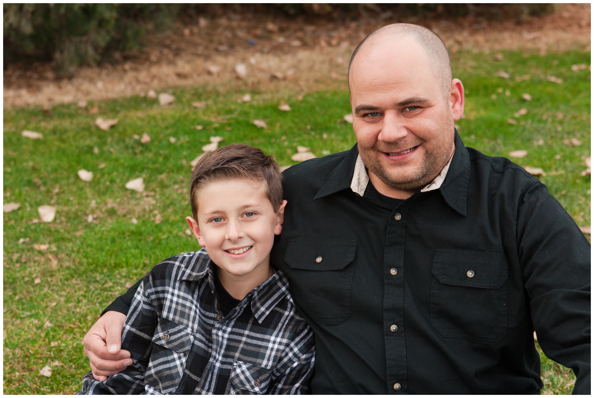 Fall family pictures at Beck-Kiwanis Park in Ontario