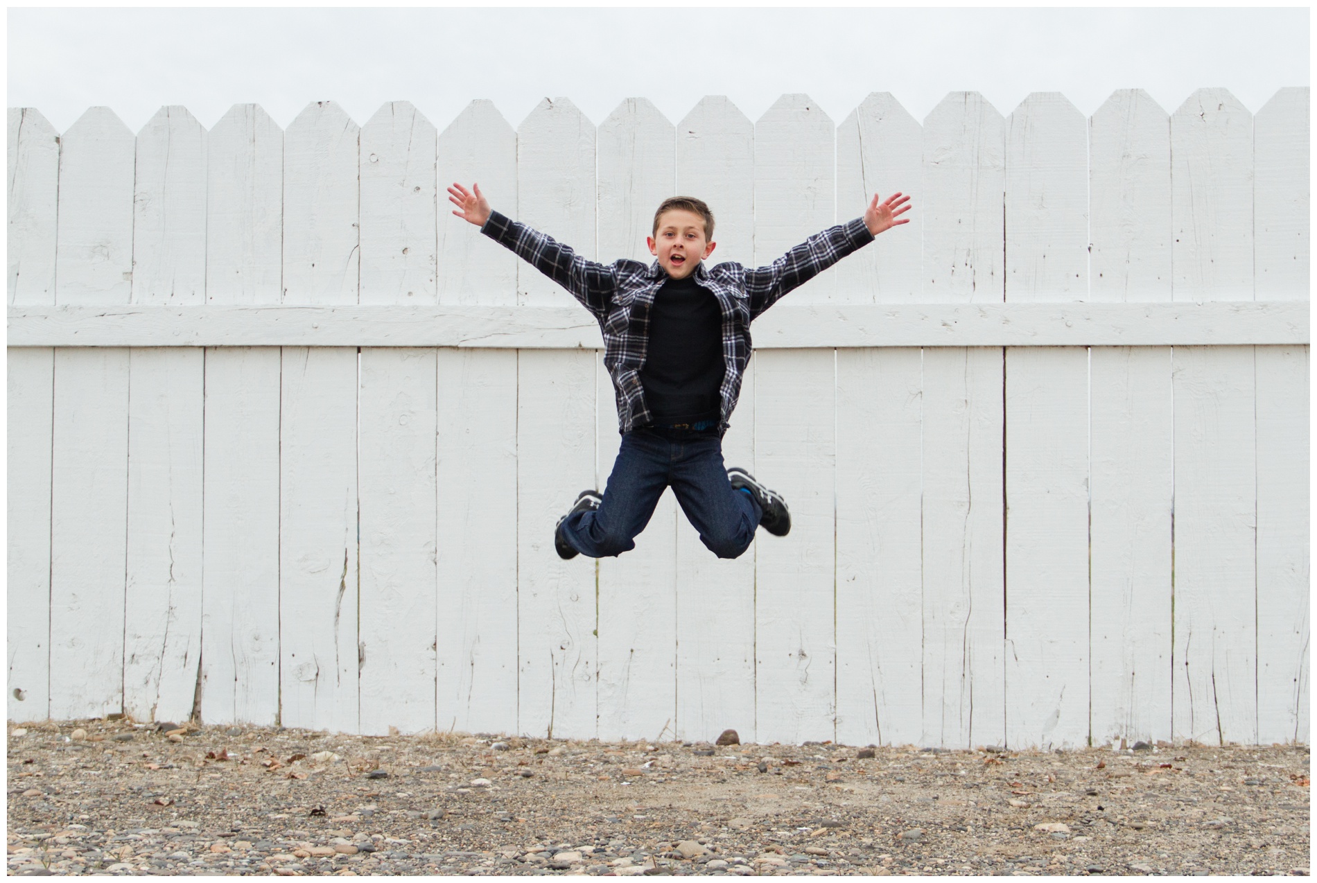 Fall family pictures at the Malheur County Fairground