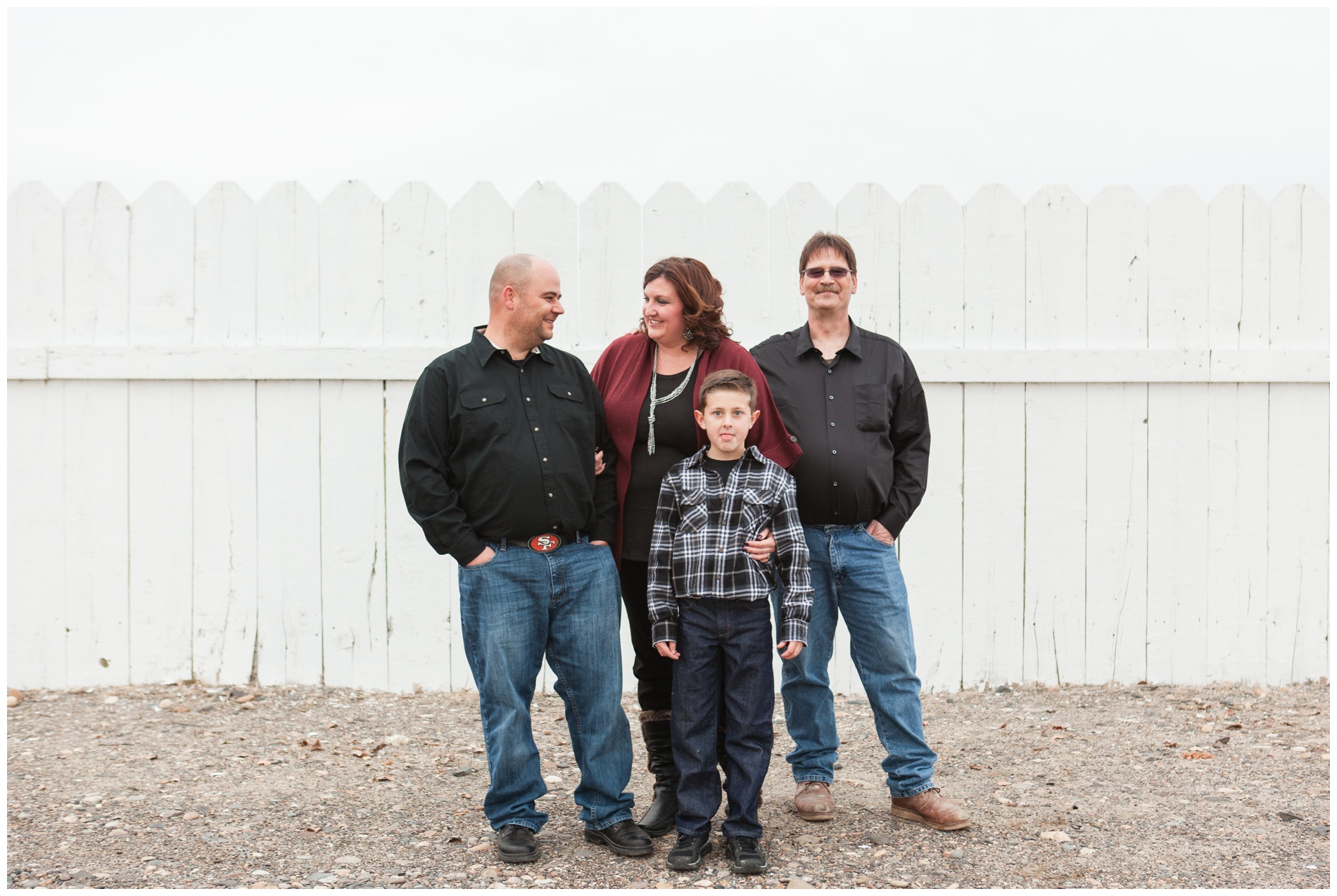 Fall family pictures at the Malheur County Fairground