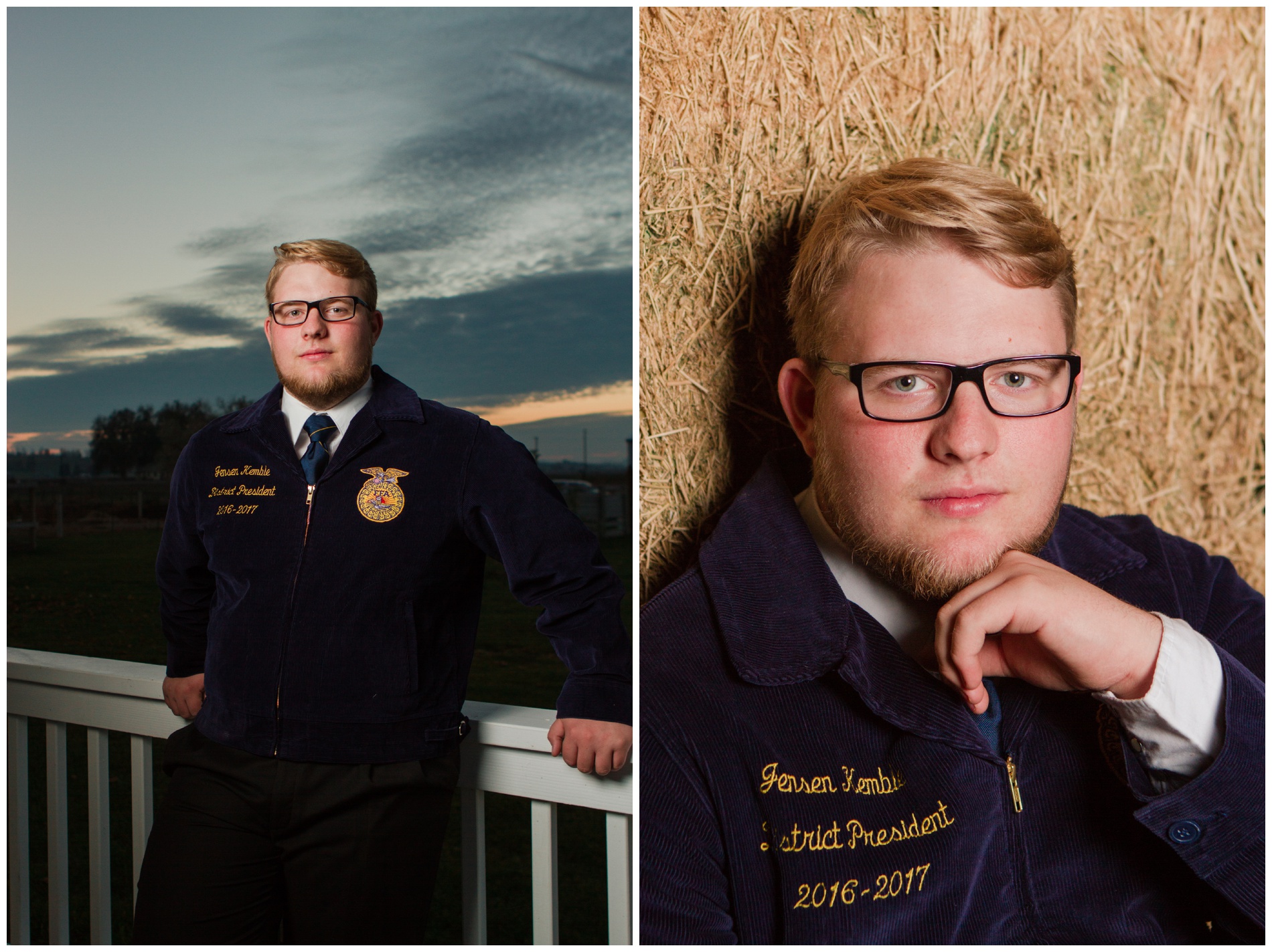 Fall senior photos near Vale, Oregon