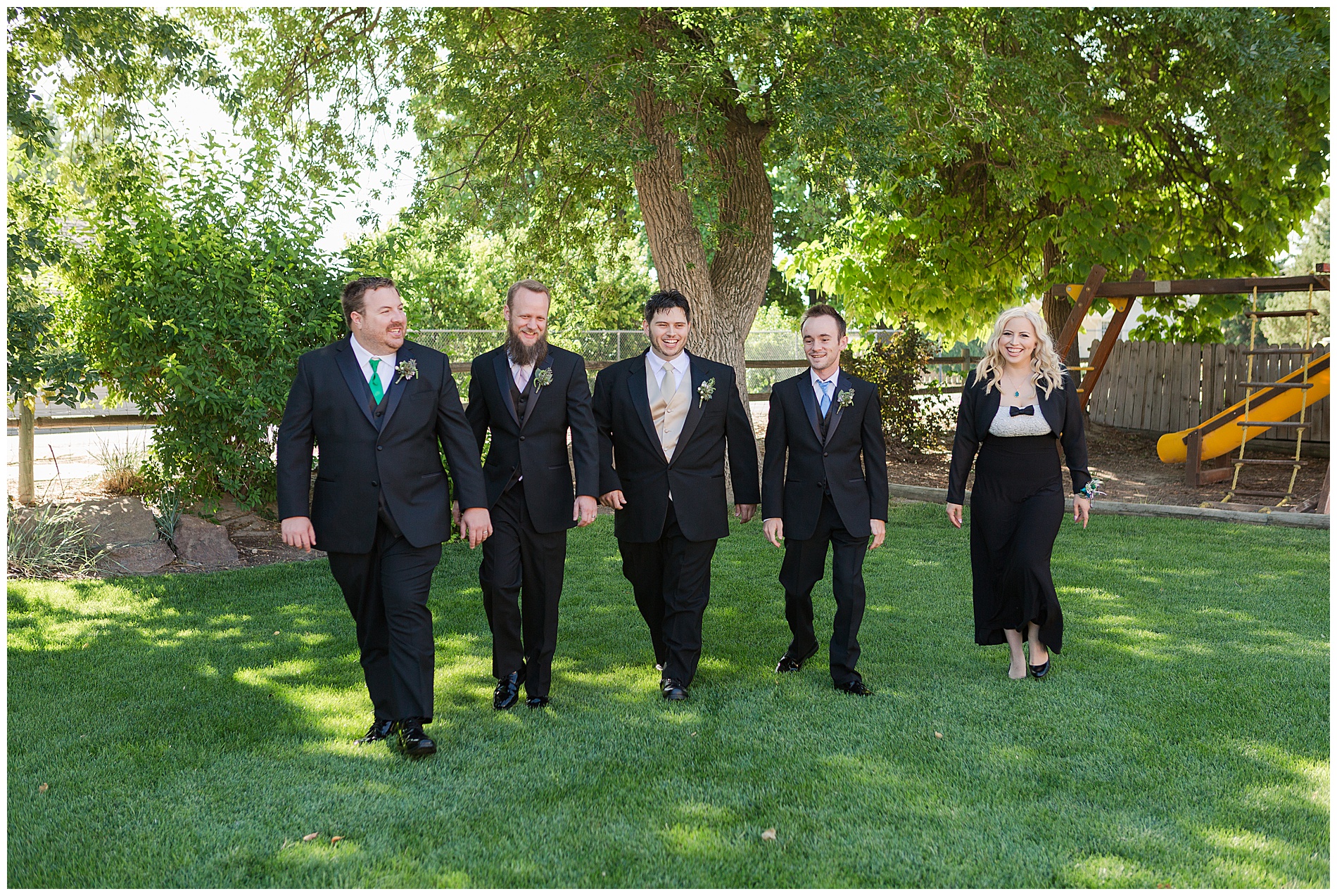 Bridal party portraits | Idaho wedding photographer | Robin Wheeler Photography
