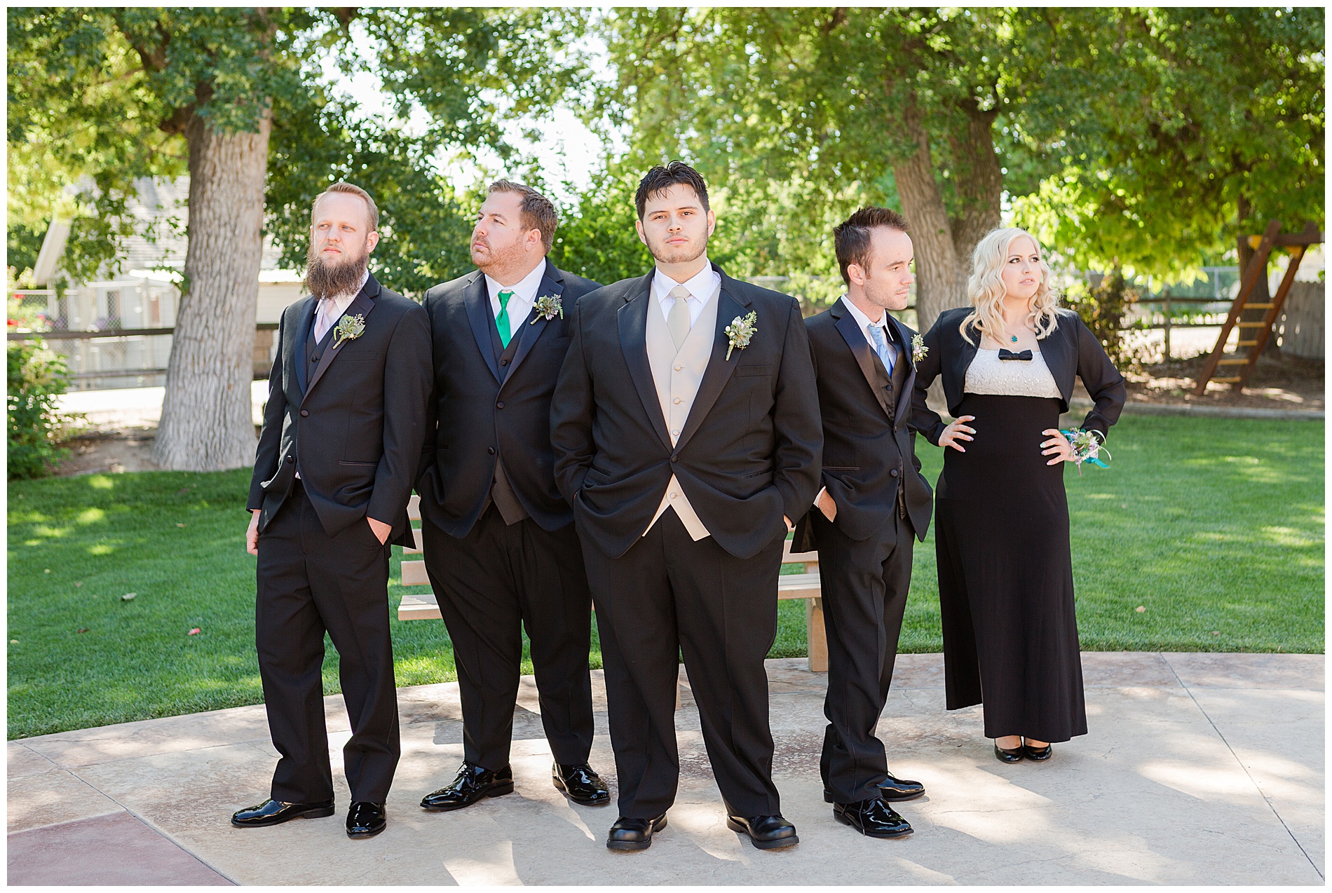 Bridal party portraits | Idaho wedding photographer | Robin Wheeler Photography