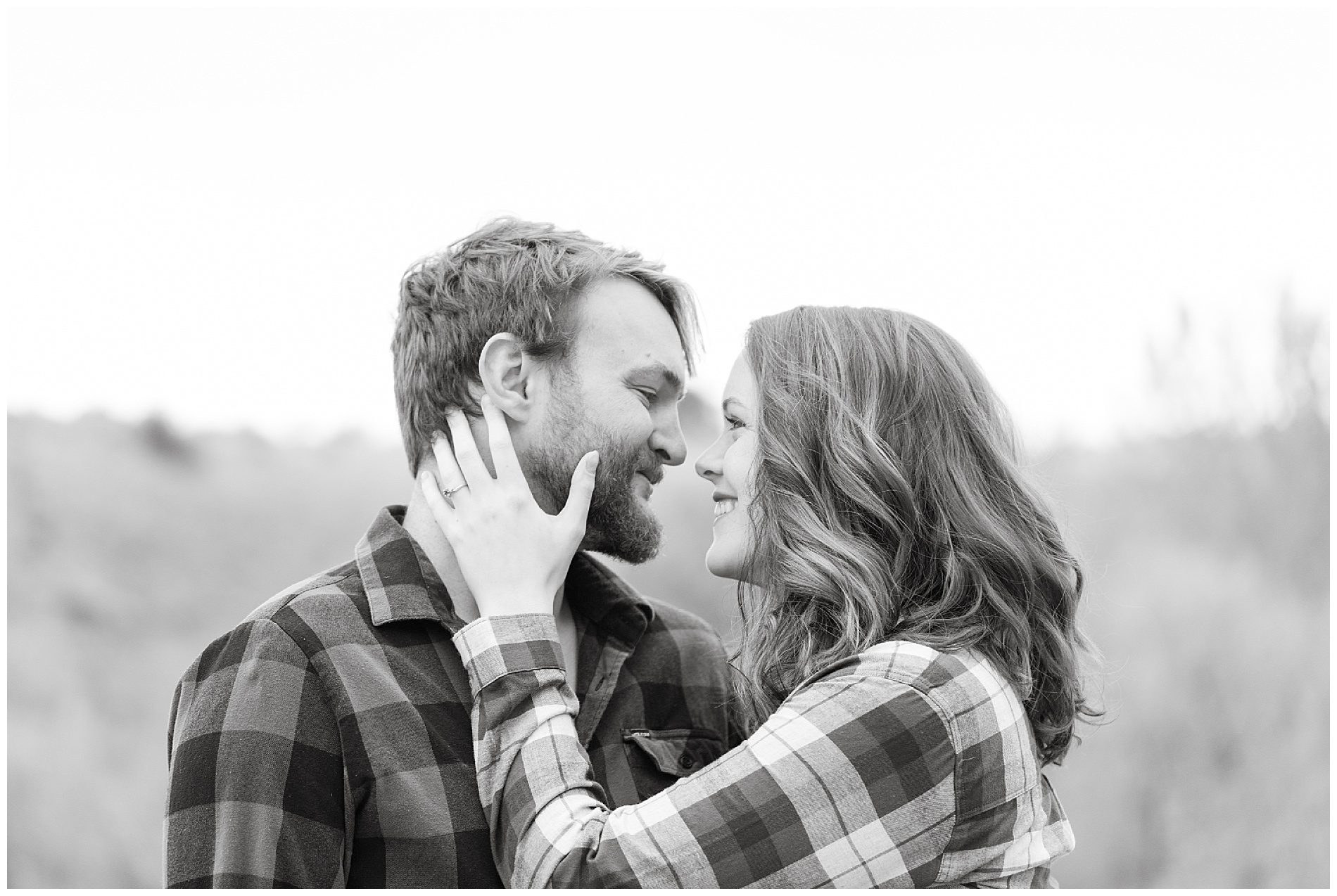 Fall engagement photos in Boise's Military Reserve | Robin Wheeler Photography