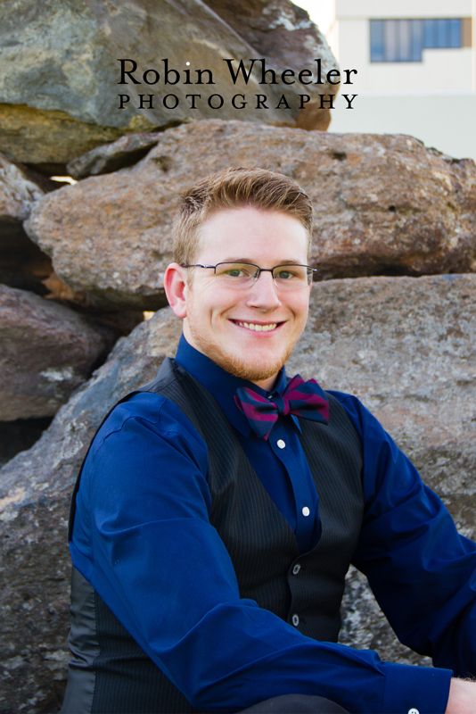 High school senior photo in Ontario, Oregon near St. Alphonsus hospital