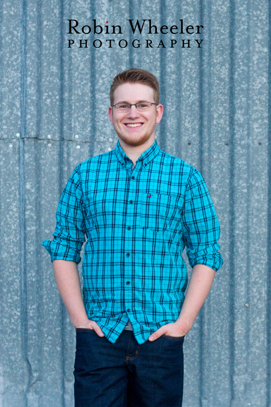 Photo of a high school senior at the Malheur County Fairgrounds in Ontario, Oregon