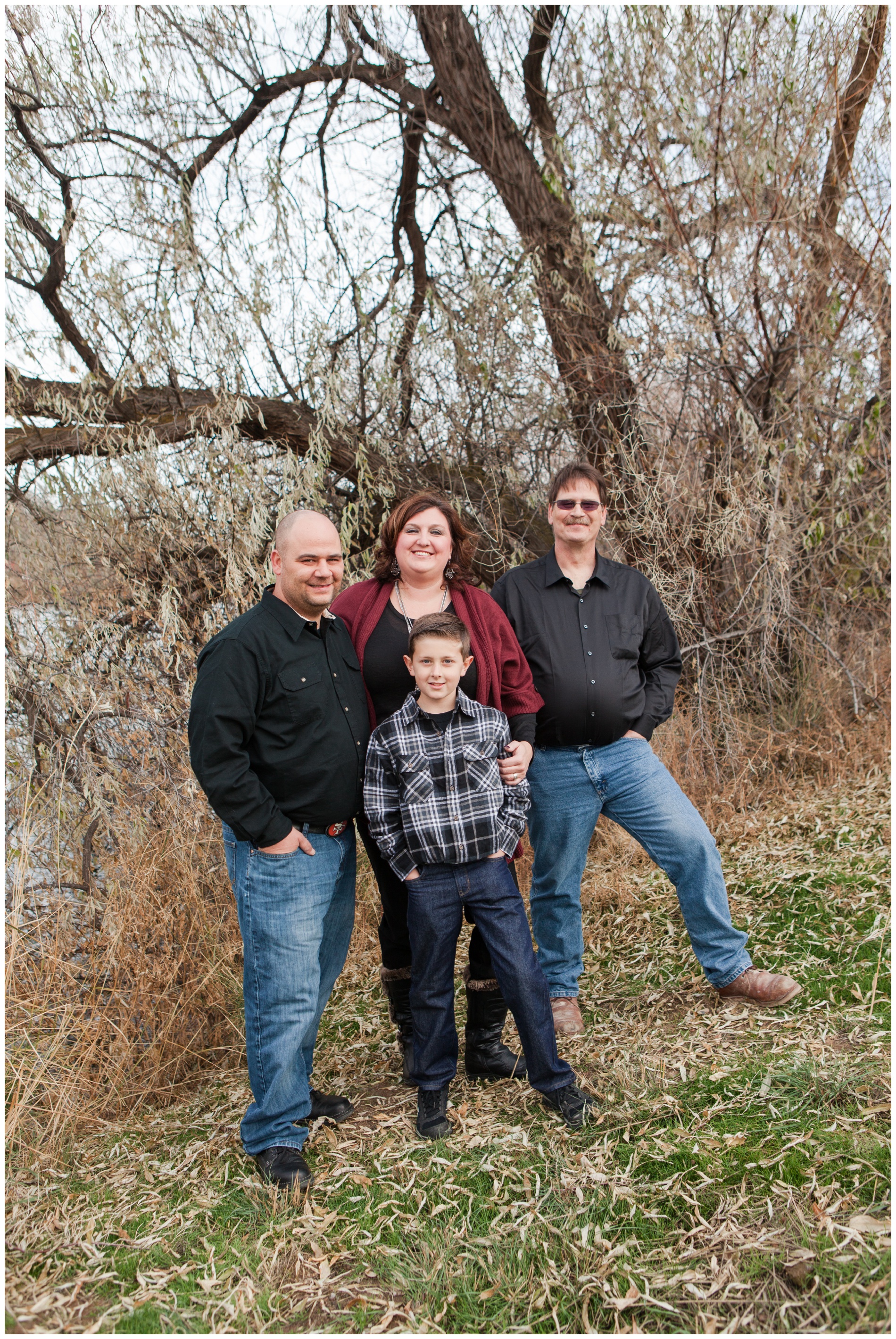 Fall family pictures at Beck-Kiwanis Park in Ontario