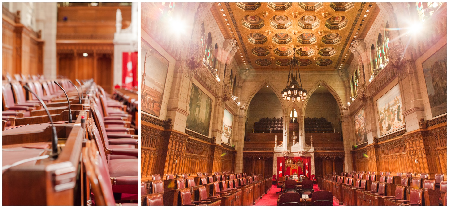 Senate chambers, Parliament, Ottawa Ontario