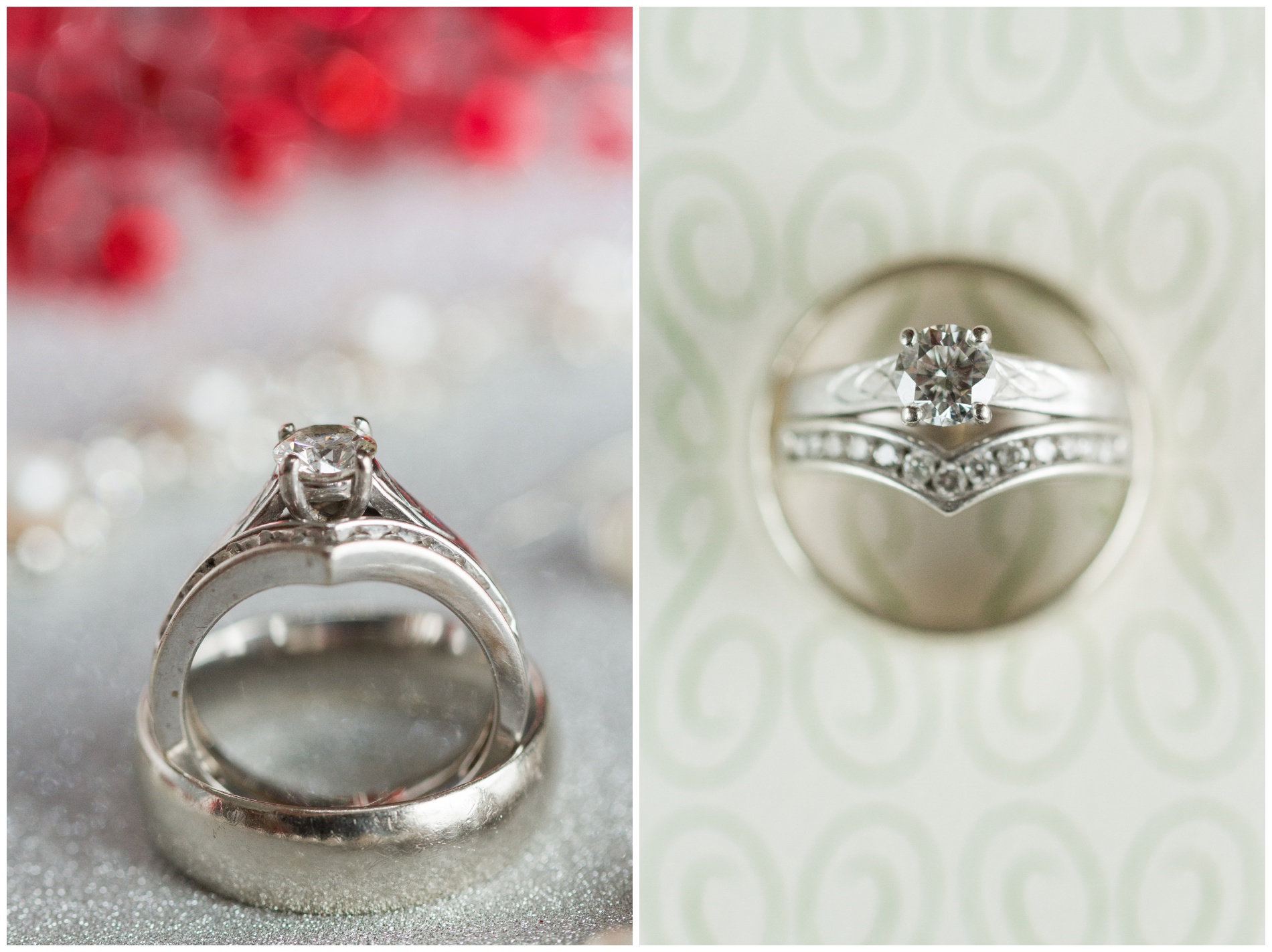 Two ring shots side-by-side