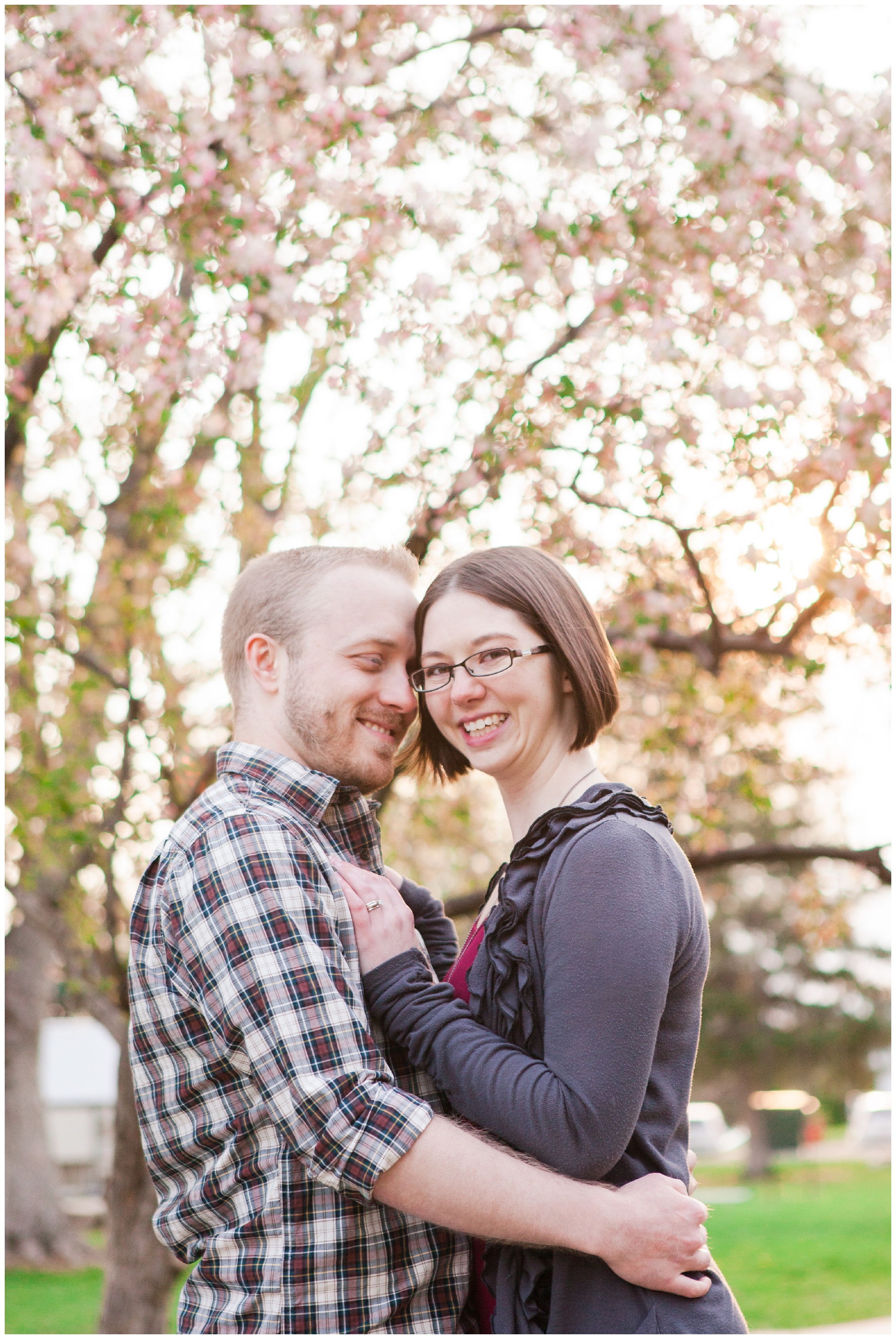 Couple at the Bishop's House in Boise, Idaho, where they got married