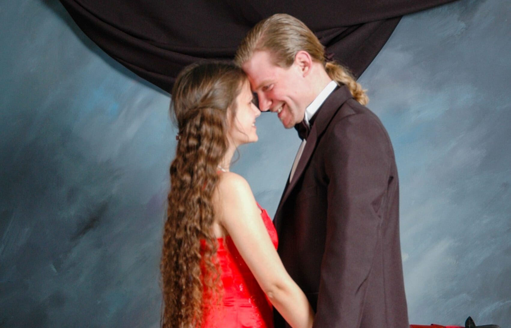 Eddie and Robin taking a normal photo for once at the 2006 Valentine's banquet