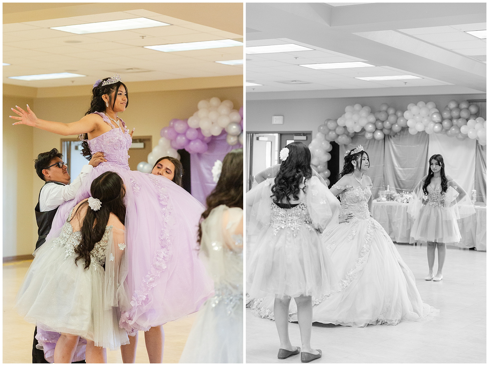 Dances at the quince reception